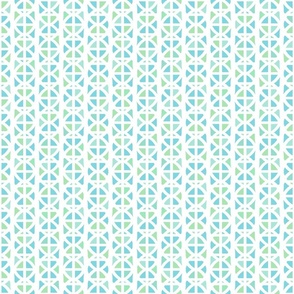 Playful Abstract Geometric in Turquoise, Aquamarine, and Green - Small - Colorful Kid's Room, Bright Tropical Colors, Kid's Playroom
