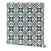 Lattice- Navy-Large