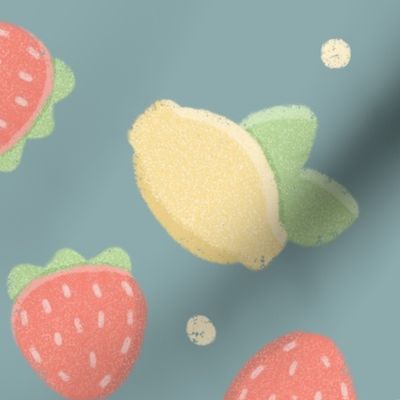 Summertime Lemons and Strawberries