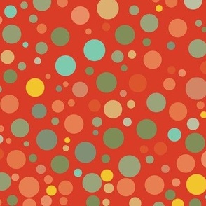 Celebration Dots-Rum Punch-Vintage Cuban Palette