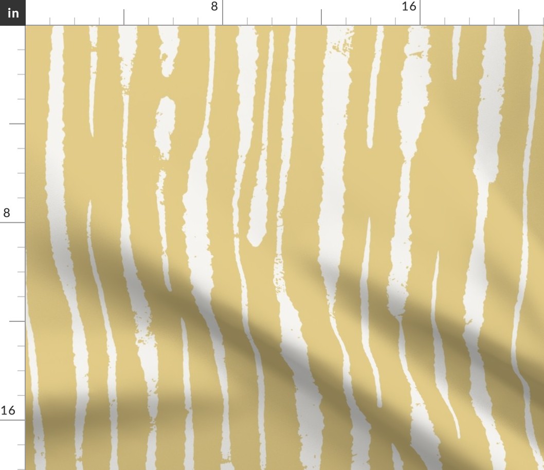 Safari Sunrise Wonky Stripes - Artisanal Hand-Painted Stripe Pattern- Large-01