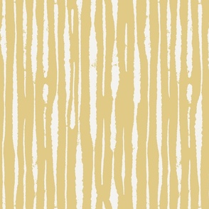 Safari Sunrise Wonky Stripes - Artisanal Hand-Painted Stripe Pattern - Medium-01