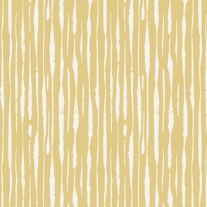 Safari Sunrise Wonky Stripes - Artisanal Hand-Painted Stripe Pattern - Small-01