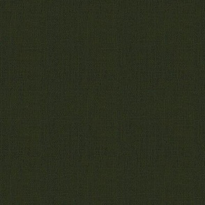 Faux Burlap hessian woven solid in Very dark green