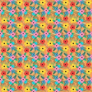 Floral Bliss: Radiant Blooms Pattern (small)