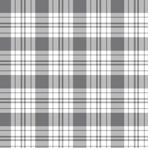 FS Steel Gray and White Check Plaid 