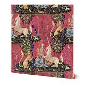 The Lady & The Unicorn Tapestry ~ Medium