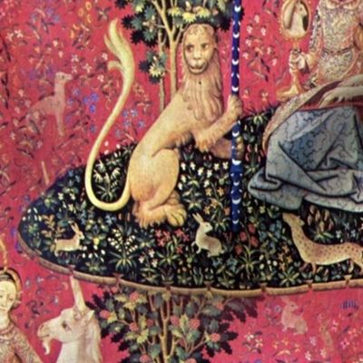 The Lady & The Unicorn Tapestry ~ Medium