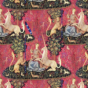 The Lady & The Unicorn Tapestry ~ Medium