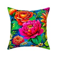 colorful pretty flowers XL