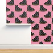 Combat Boots (Rose Pink large scale)