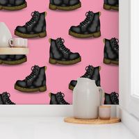 Combat Boots (Rose Pink large scale)