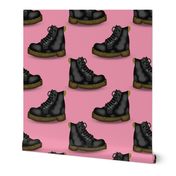 Combat Boots (Rose Pink large scale)