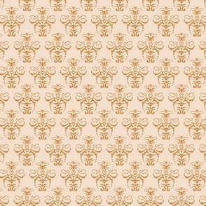 Damask Delight - bronze - Medium (M) Scale - elegant, classic, royal, sophisticated, traditional, timeless