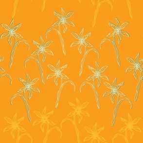 daffodils_orange_seamless_stock