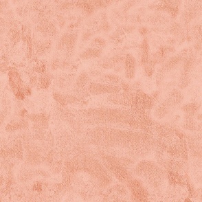 Rustic linen texture on tea cup rose pink - solid block colour