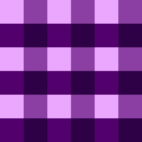 Shades of Purple Gingham