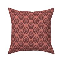 Damask in Rose and Burgundy - Small Version