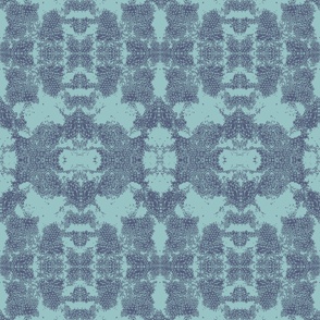 Marigny Tonal Texture Botanical Abstract in Cool Periwinkle