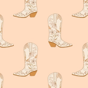 Cowboy_Boot cream 12in