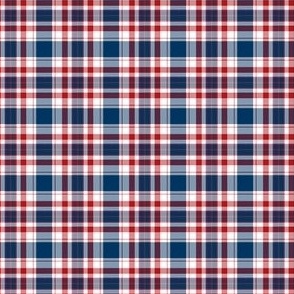 FS Admiral Navy, Cherry Red and White Plaid Small