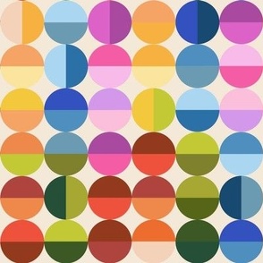 Rainbow Semi Circles