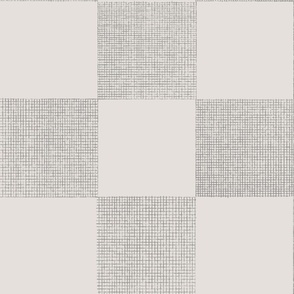 check weave - architectural grey_ coolest white 02 - hand drawn texture