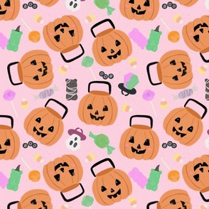 Pumpkin Candy Pails