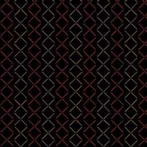 hand drawn stripes_03_black red gold