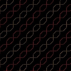 hand drawn crosses and stripes_3_black red gold