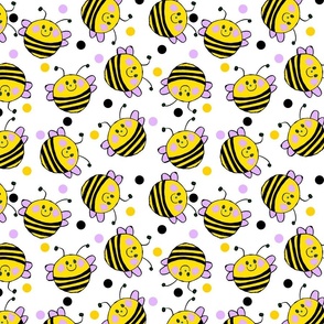 bees and dots 