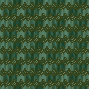 256d - Small scale lines and dots in wave formation bold green and turquoise organic hand drawn minimalist tile  for kids apparel, wallpaper, duvet covers, sheet sets and table cloths.
