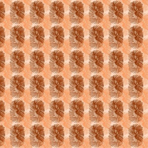 feathery abstract textural weave warm peach