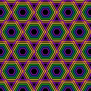 Retro geometrics neon party