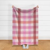 GINGHAM : BRIGHT PINK : LIGHT PINK : DUSTY DARK PINK