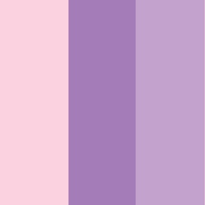 Large - 8" wide Awning Stripes - Blush Pink - Amethyst - Lilac