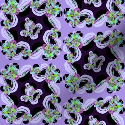 Custom Periwinkle Garlands on Lavender 2