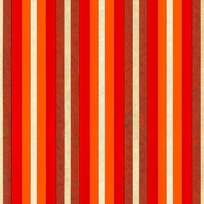large vertical stripes beige orange brown