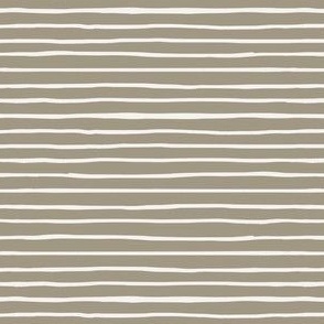 Simple Horizontal Stripes (Beige) (Small Scale)(5.25"/6")