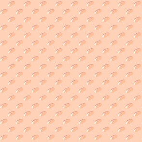 Peach Fuzz Umbrellas in Diagonal Stripes (Medium-Scale)