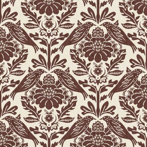 Isabella Birds - Custom Red Brown - Texture