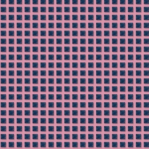 Haunting Face Wallpaper - Squares - on Peach