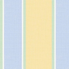 Elegant Stripes (Medium) - Hawthorn Yellow, Windmill Wings Blue, Acadia Green and Simply White   (TBS180)