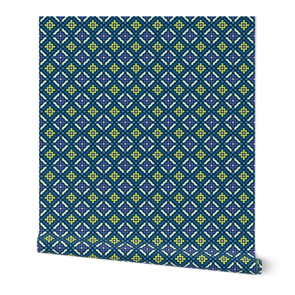 S Pixel 0041 F traditional geometric abstract vintage modern check dot