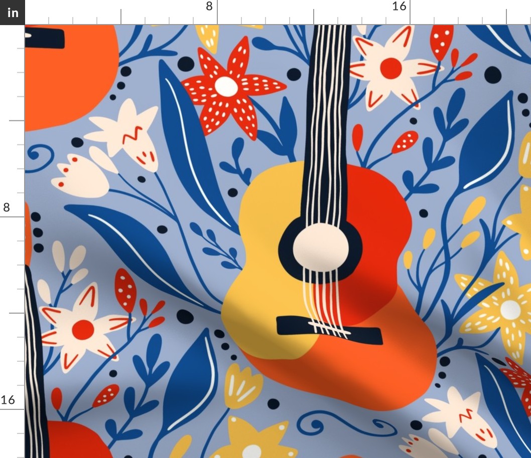 Floral Symphony - Guitars and a Festival of Flowers (Large)