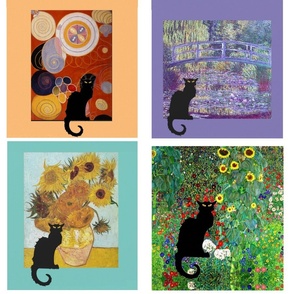 Famous Art and Le Chat Noir