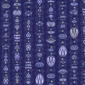 Beaded Curtain - Iolite