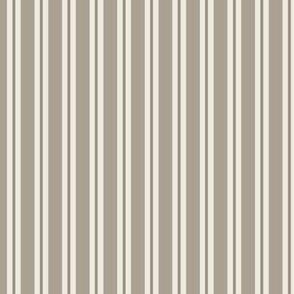 Allix Stripe: Stone Gray Classic Stripe, Neutral Narrow Stripe