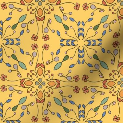 Beautiful motif floral seamless pattern design