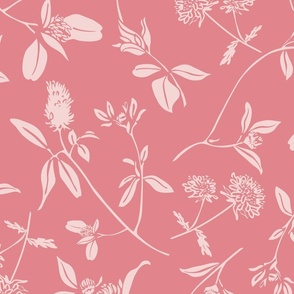 (L) Wild Clover Flowers - Precious Pink Rose